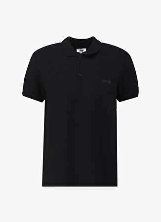 Jeep Siyah Erkek Polo Yaka Basic Polo T-Shirt J4SM-TST7234
