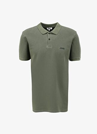 Jeep Haki Erkek Polo Yaka Relaxed Polo T-Shirt J4SM-TST7232