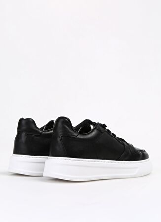 Fabrika Siyah Erkek Deri Sneaker AELI