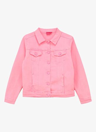 Barbie Pembe Kız Çocuk Denim Ceket BRB4SG-CKT6002