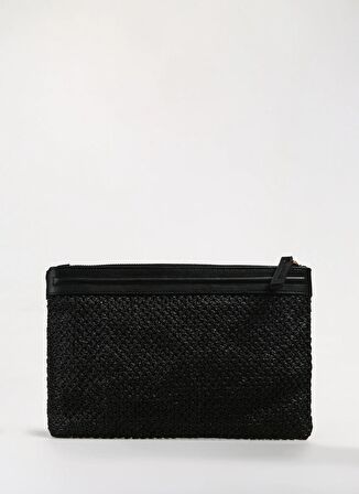 Fabrika Siyah Kadın 28x20x2 cm Portföy STRAW-TOBONI