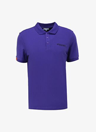 Discovery Expedition Mor Erkek Basic Polo T-Shirt D4SM-TST3248