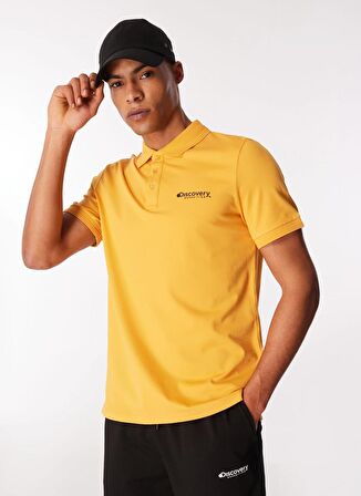 Discovery Expedition Turuncu Erkek Relaxed Fit Polo T-Shirt D4SM-TST3248