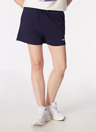 Lacivert Kadın Basic Sweat Şort D4SL-SHT3052