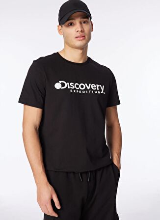 Discovery Expedition Siyah Erkek T-Shirt D4SM-TST3290