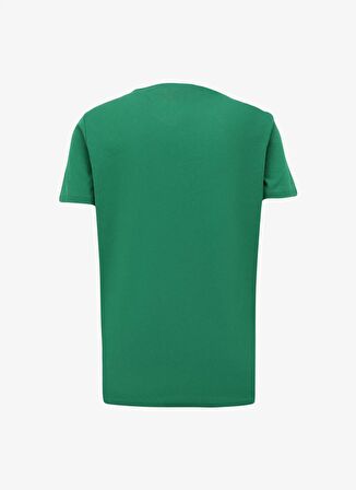 Yeşil Erkek Bisiklet Yaka T-Shirt D4SM-TST3290