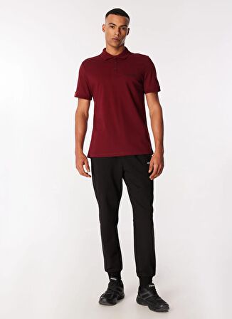Discovery Expedition Bordo Erkek Relaxed Fit Polo T-Shirt D4SM-TST3248