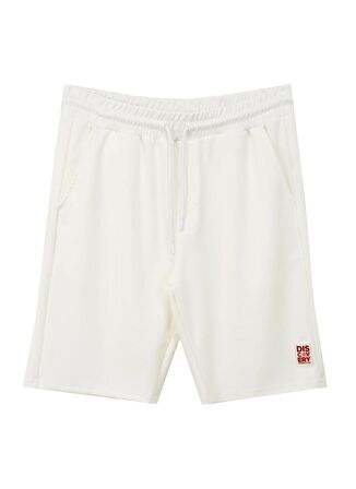 Discovery Expedition Beyaz Erkek Sweat Şort D4SM-SHT3221