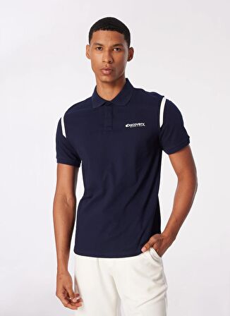 Discovery Expedition Düz Lacivert Erkek Polo T-Shirt D4SM-TST3245