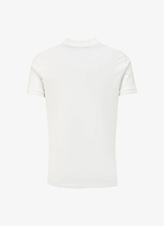 Discovery Expedition Beyaz Erkek Basic Polo T-Shirt D4SM-TST3248