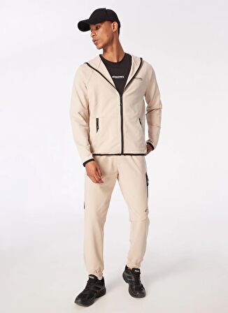Bej Erkek Kapüşonlu Relaxed Sweatmont DS4M-SWT3232