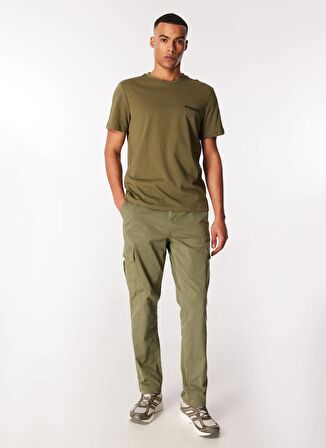 Discovery Expedition Haki Erkek Bisiklet Yaka T-Shirt D4SM-TST3294