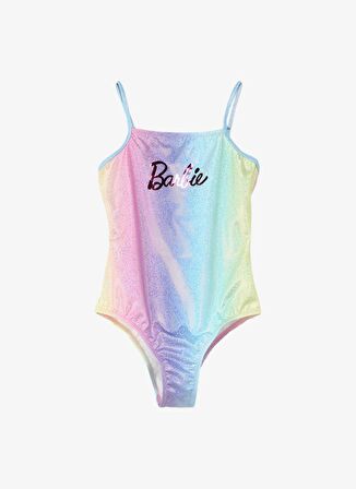 Barbie Çok Renkli Kız Çocuk Mayo BRB4SG-MYO6004