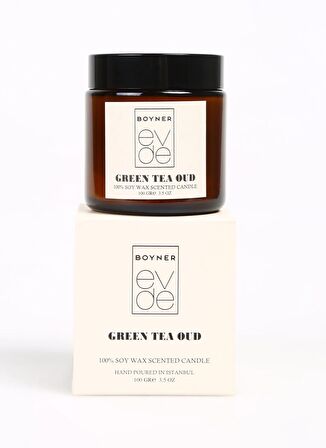 Boyner Evde Green Tea & Oud Kavanoz Mum