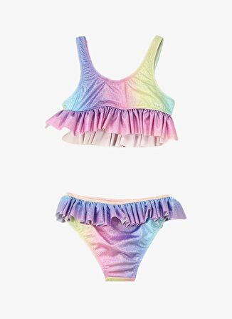 Barbie Çok Renkli Kız Çocuk Bikini Takım BRB4SG-BKİ6004