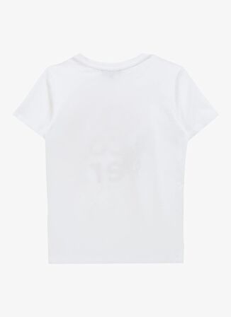 Baskılı Kırık Beyaz Unisex T-Shirt D4SU-TST 3303