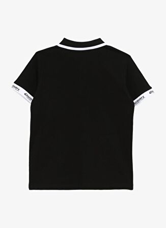 Baskılı Siyah Erkek T-Shirt D4SB-TST3050