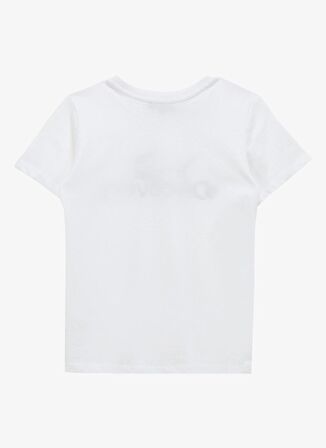 Baskılı Kırık Beyaz Unisex T-Shirt D4SU-TST 3300