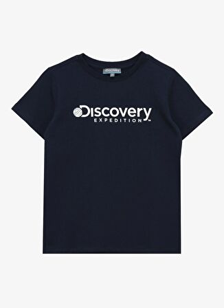 Baskılı Lacivert Erkek T-Shirt ROGERS BOY