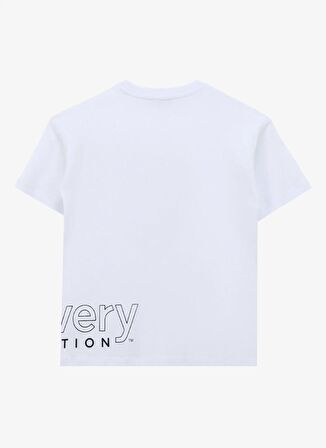 Discovery Expedition Baskılı Beyaz Erkek T-Shirt D4SB-TST3044