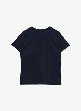 Baskılı Lacivert Erkek T-Shirt D4SB-TST3048