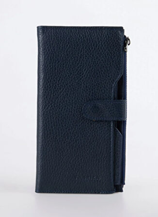 Fabrika Lacivert Kadın Cüzdan Frk 501 Flt Deri Laci