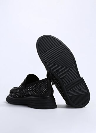 Laura Bellariva Siyah Kadın Deri Loafer P9061R-16