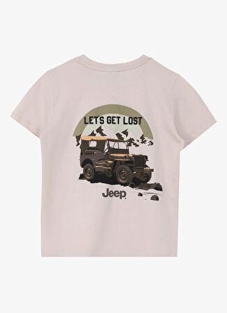 Jeep Baskılı Taş Erkek Çocuk T-Shirt C4SB-TST4037