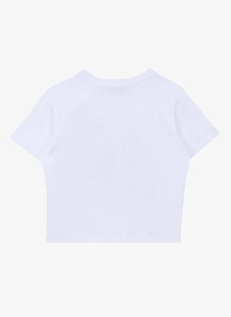 Jeep Ekru Kız Çocuk Polo Yaka Baskılı T-Shirt C4SG-TST4112