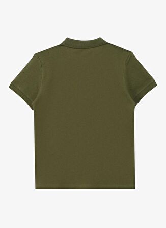 Jeep Haki Erkek Çocuk Polo Yaka Relaxed Baskılı Polo T-Shirt C4SB-TST104