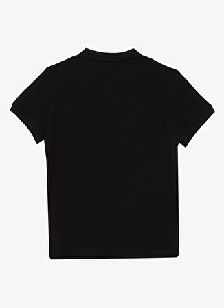 Jeep Siyah Erkek Çocuk Polo Yaka Relaxed Baskılı Polo T-Shirt C4SB-TST104