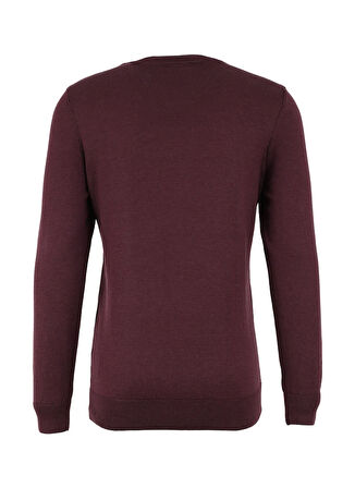 Bordo Melanj Erkek Bisiklet Yaka Basic Kazak F4WM-KZK 2844