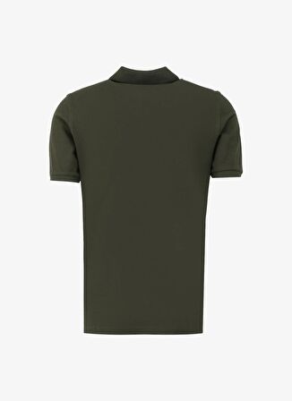 People By Fabrika Düz Haki Erkek Polo T-Shirt SPBF4SM-TST5017