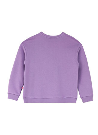 Barbie Baskılı Kadın Lila Sweatshırt BRB4WG-SWT6036