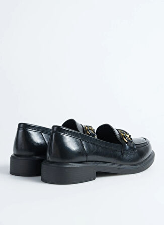 Fabrika Rugan Siyah Kadın Loafer FALLON