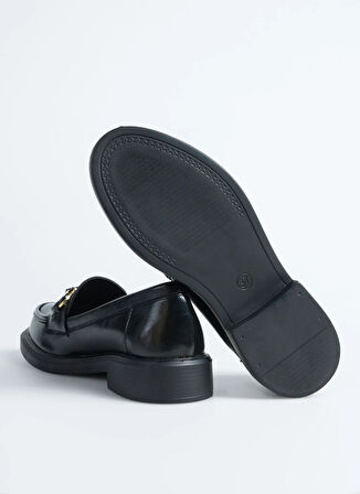Fabrika Rugan Siyah Kadın Loafer FALLON