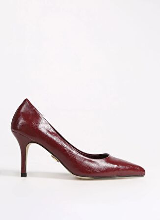 Fabrika Bordo Kadın Topuklu Ayakkabı PRILLY