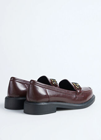 Fabrika Rugan Bordo Kadın Loafer FALLON