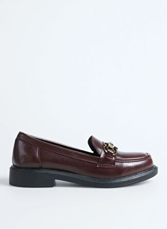 Fabrika Rugan Bordo Kadın Loafer FALLON