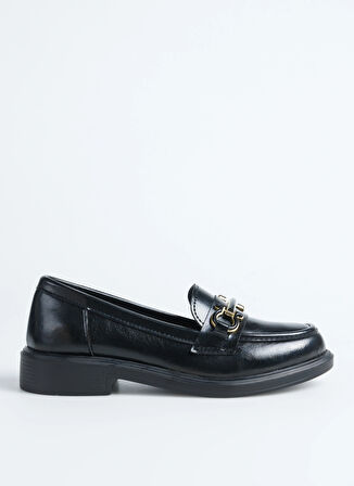 Fabrika Rugan Siyah Kadın Loafer FALLON