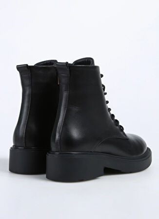 Fabrika Siyah Kadın Deri Bot D-DALY