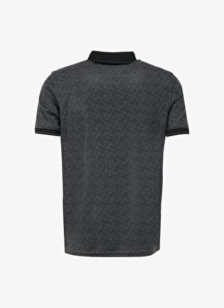 Jakarlı Siyah Erkek Polo T-Shirt SPBF4SM-TST5083