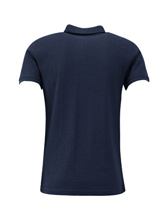Fabrika Jakarlı Lacivert Erkek Polo T-Shirt F4SM-TST 0939