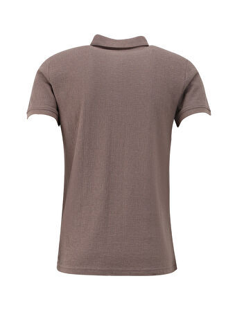 Fabrika Jakarlı Kahve Erkek Polo T-Shirt F4SM-TST 0939