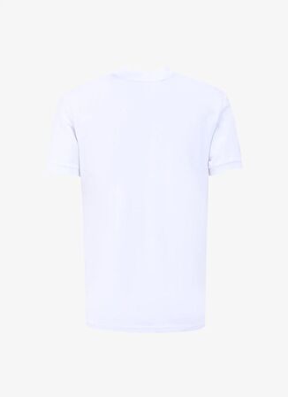 Fabrika Düz Beyaz Erkek Polo T-Shirt F4SM-TST 0942