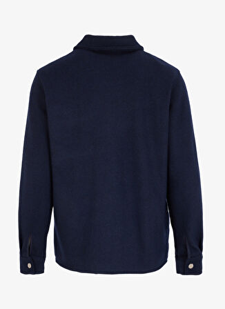 Lacivert Erkek Basic Fit Gömlek Ceket F4WM-GML 2126