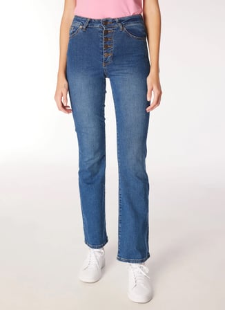 Fabrika İndigo Kadın Flare Denim Pantolon F4WL-PNT0642