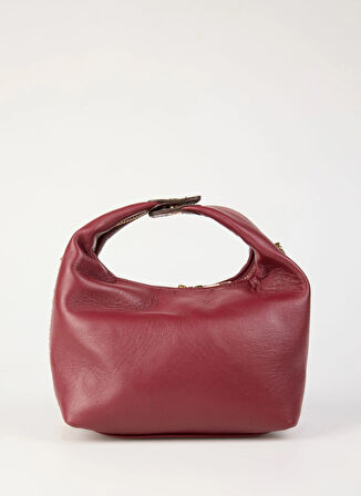 Vince Camuto Bordo Kadın 29x13x10 cm Deri Omuz Çantası