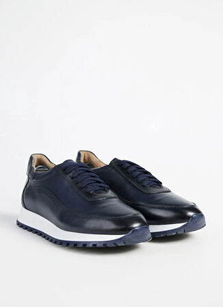Fabrika Lacivert Erkek Deri Sneaker LEON-ALDOUS