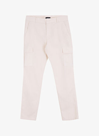 Fabrika Normal Bel Normal Paça Ekru Erkek Chino Pantolon F4WM-PNT 2724